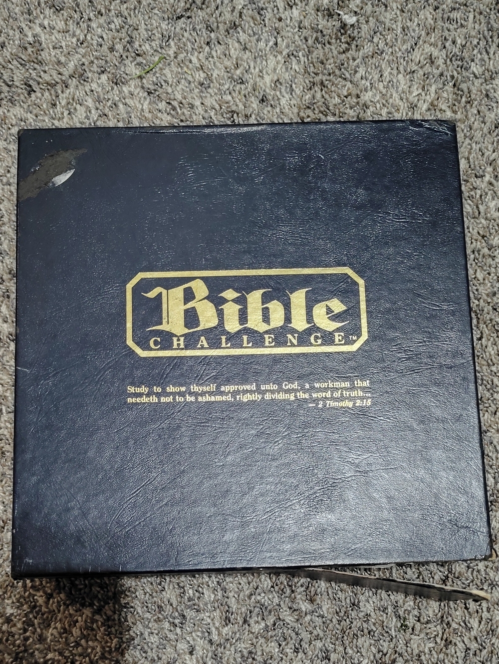 Bible Challenge Vintage Trivia Game 1984